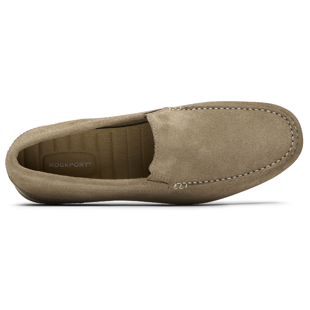 Rockport Slip-On For Mens Olive - Malcom Venetian - EB8062514